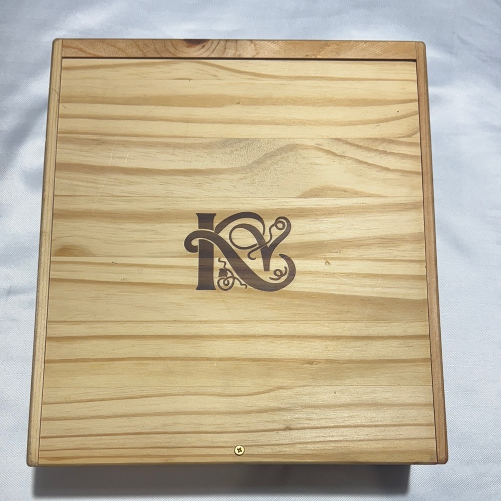 Keever Vineyards wooden wine box #winebox